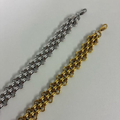 (B108)Bracciale in acciaio inossidabile | Stainless steel bracelet