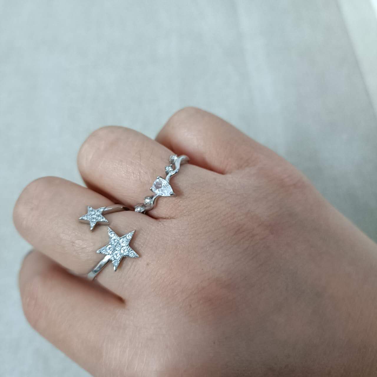 ANELLO GOCCIA ONDULATA