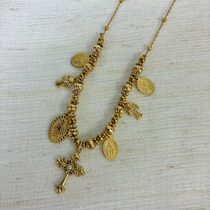 (C110)COLLANA DONNA IN ACCIAIO INOX | WOMEN'S NECKLACE IN STAINLESS STEEL