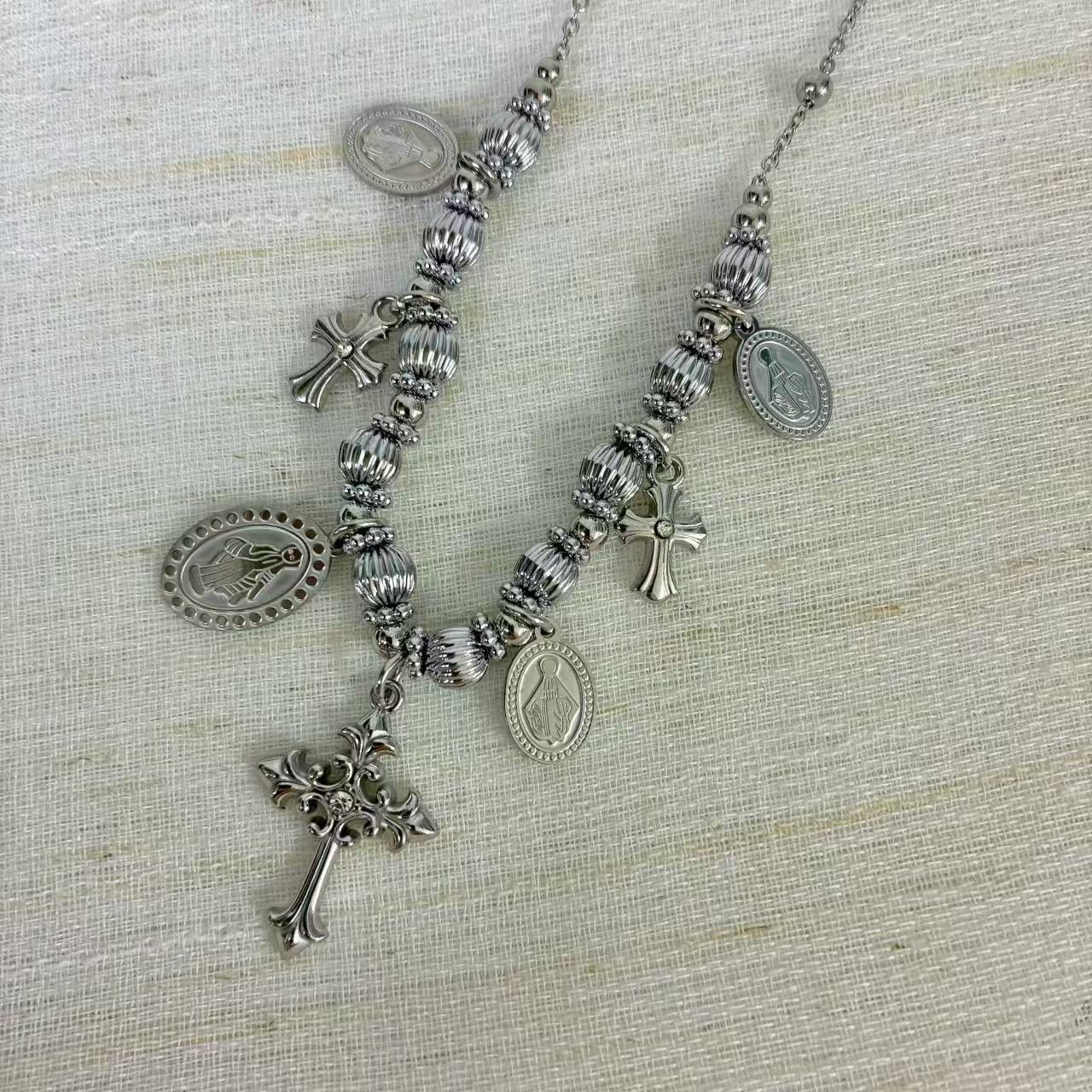 (C110)COLLANA DONNA IN ACCIAIO INOX | WOMEN'S NECKLACE IN STAINLESS STEEL