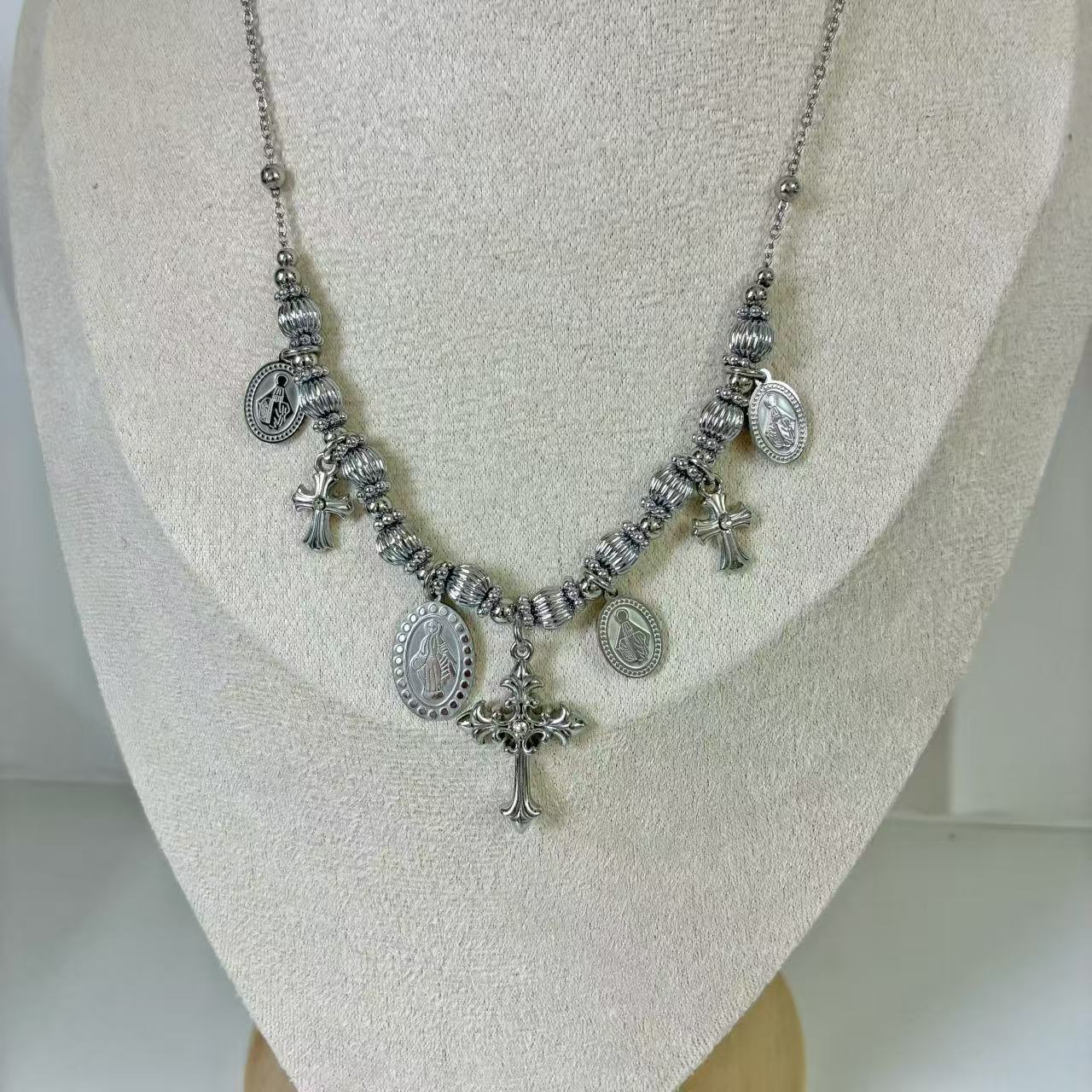 (C110)COLLANA DONNA IN ACCIAIO INOX | WOMEN'S NECKLACE IN STAINLESS STEEL