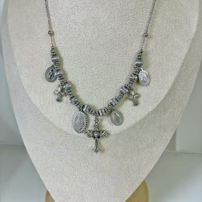 (C110)COLLANA DONNA IN ACCIAIO INOX | WOMEN'S NECKLACE IN STAINLESS STEEL