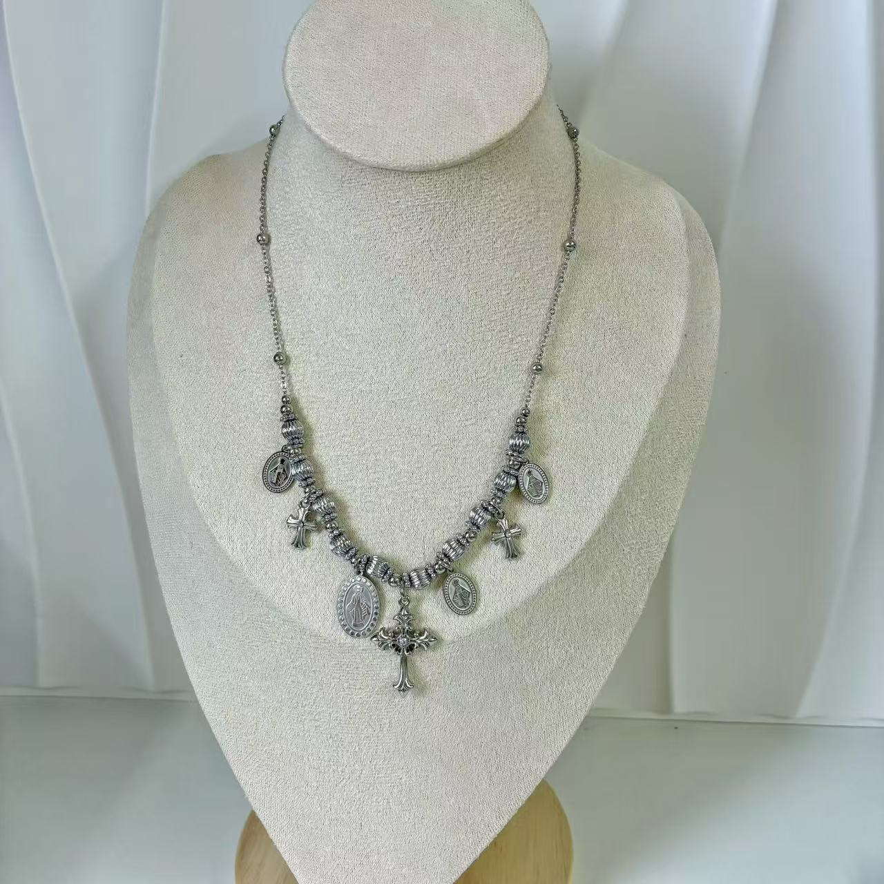 (C110)COLLANA DONNA IN ACCIAIO INOX | WOMEN'S NECKLACE IN STAINLESS STEEL