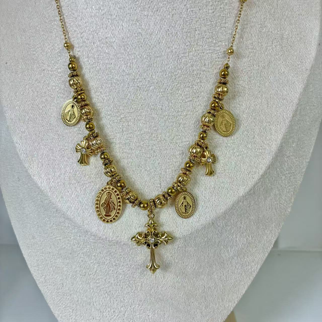 (C110)COLLANA DONNA IN ACCIAIO INOX | WOMEN'S NECKLACE IN STAINLESS STEEL