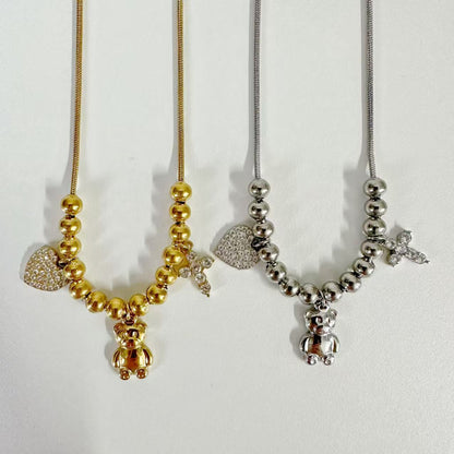 (C113)COLLANA DONNA IN ACCIAIO INOX | WOMEN'S NECKLACE IN STAINLESS STEEL