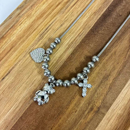 (C113)COLLANA DONNA IN ACCIAIO INOX | WOMEN'S NECKLACE IN STAINLESS STEEL