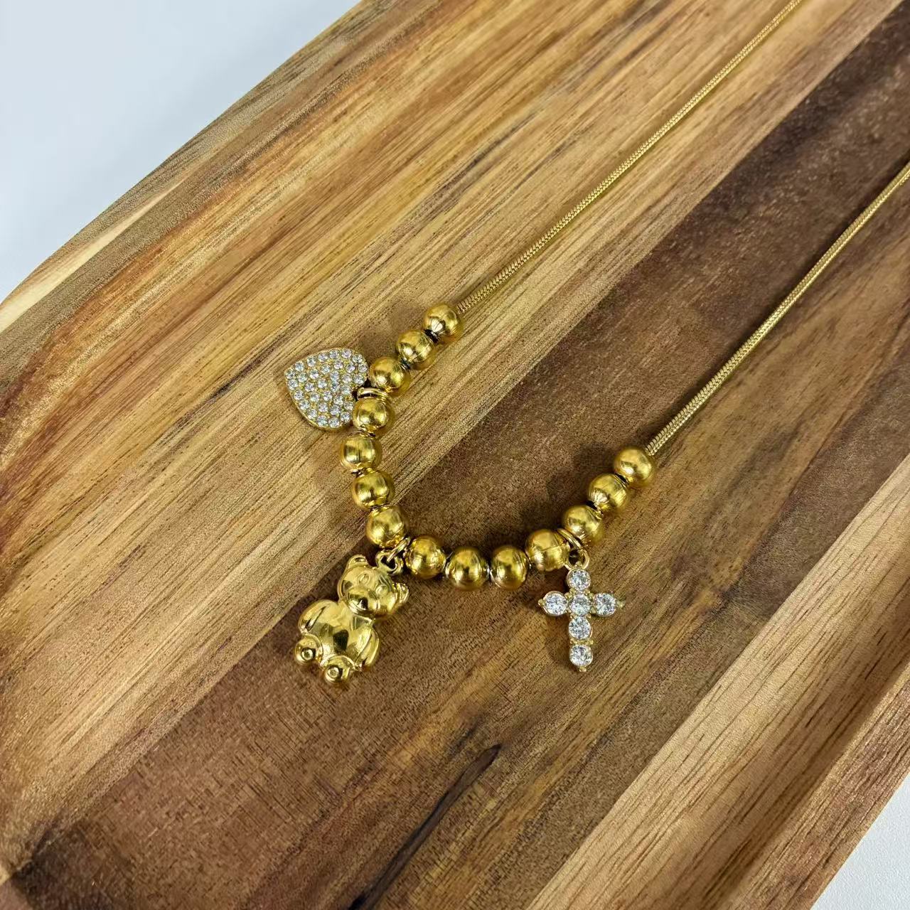 (C113)COLLANA DONNA IN ACCIAIO INOX | WOMEN'S NECKLACE IN STAINLESS STEEL