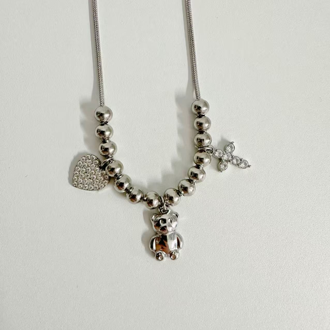 (C113)COLLANA DONNA IN ACCIAIO INOX | WOMEN'S NECKLACE IN STAINLESS STEEL