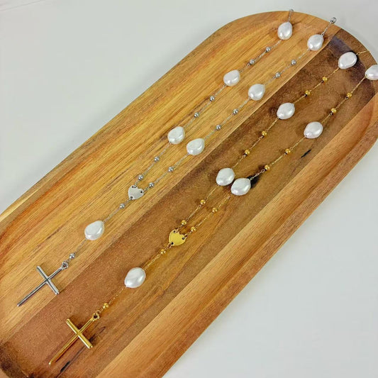 (C115)COLLANA DONNA IN ACCIAIO INOX | WOMEN'S NECKLACE IN STAINLESS STEEL