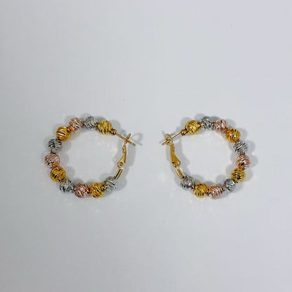 Orecchini “Cerchi Perla d’Acciaio”