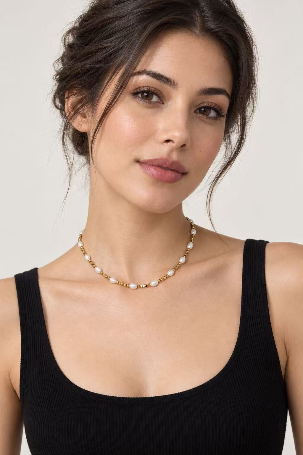 Collana Pearl Steps | in acciaio inox