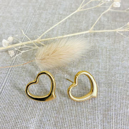 (O201)Orecchini Donna Minimal Cuore