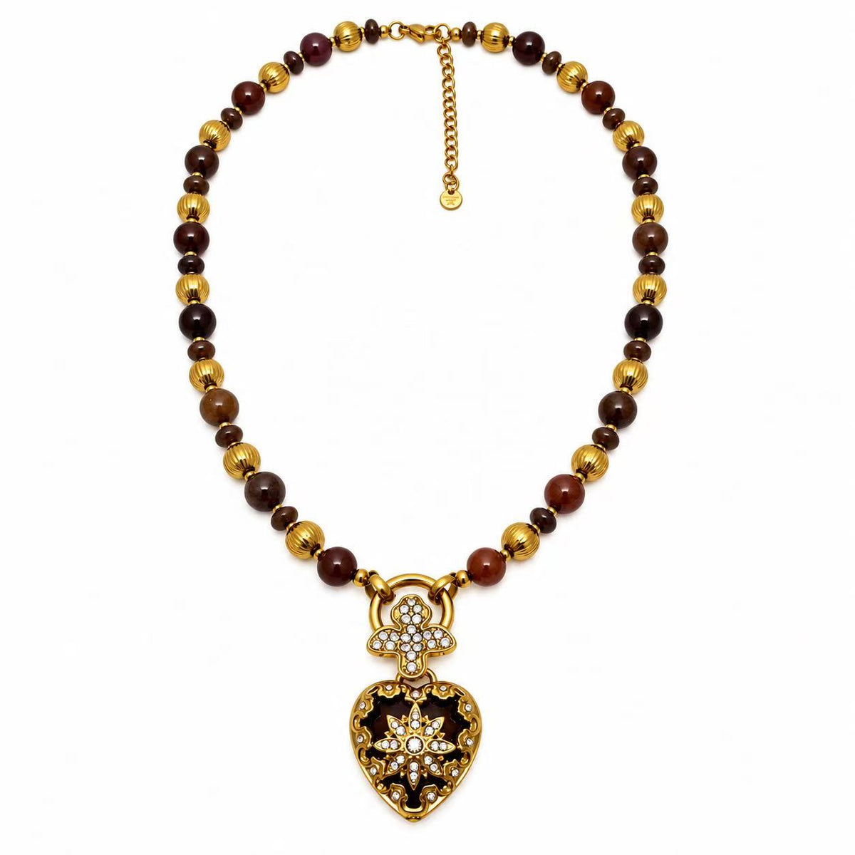 Collana Cuore Solare | 53cm | in acciaio inox