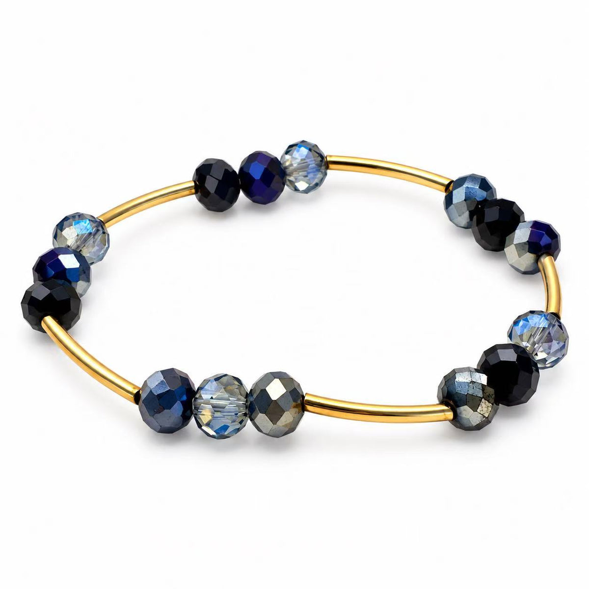 Bracciale boreale elastico  in acciaio inox