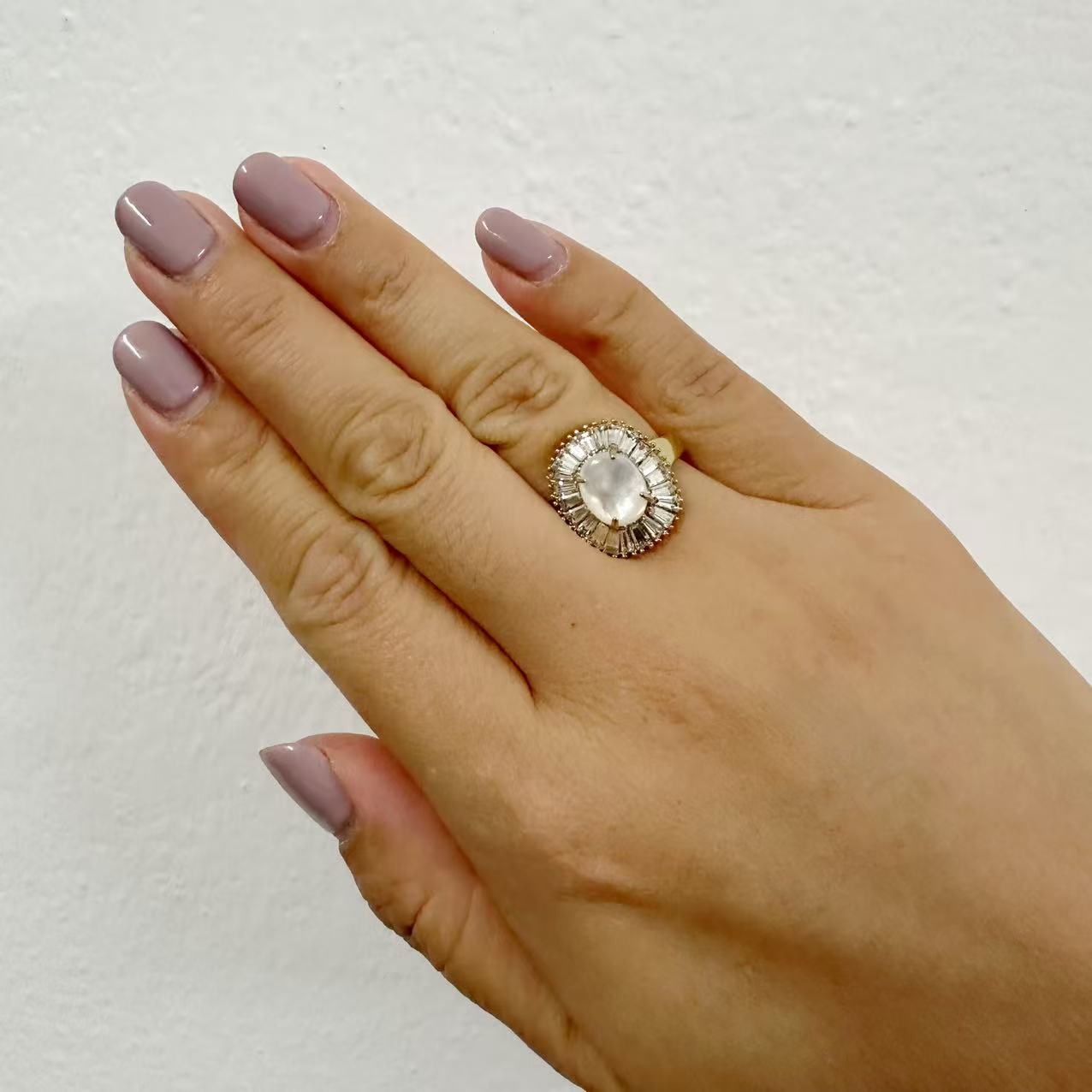 (A144)Anello zircone regolabile