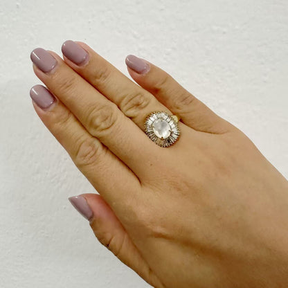 (A144)Anello zircone regolabile