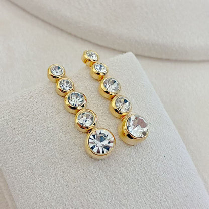 Orecchini con Cristalli a Cascata