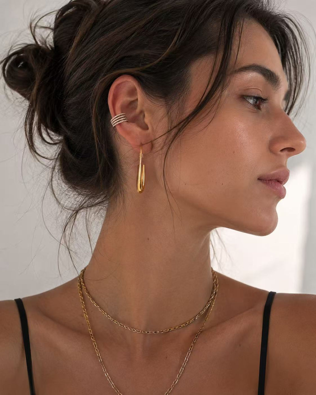 Ear Cuff Wave | in acciaio inox