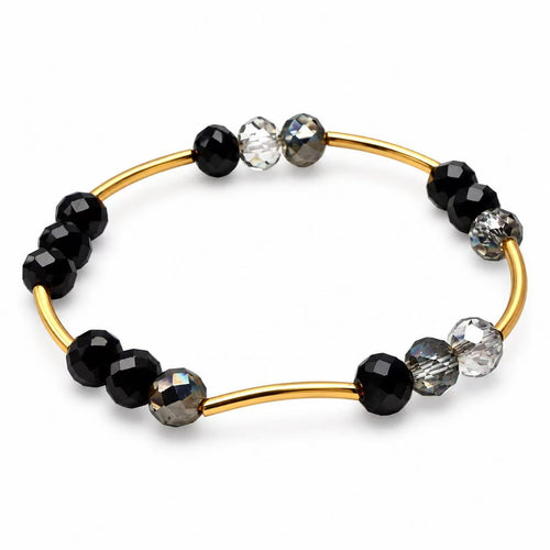 Bracciale boreale elastico  in acciaio inox