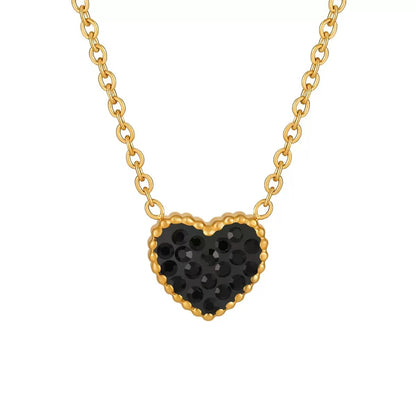 [Offerte] Collana "Essenza d'Amore" doppia faccia decorata – Pendente a Cuore con Pavé di Cristalli