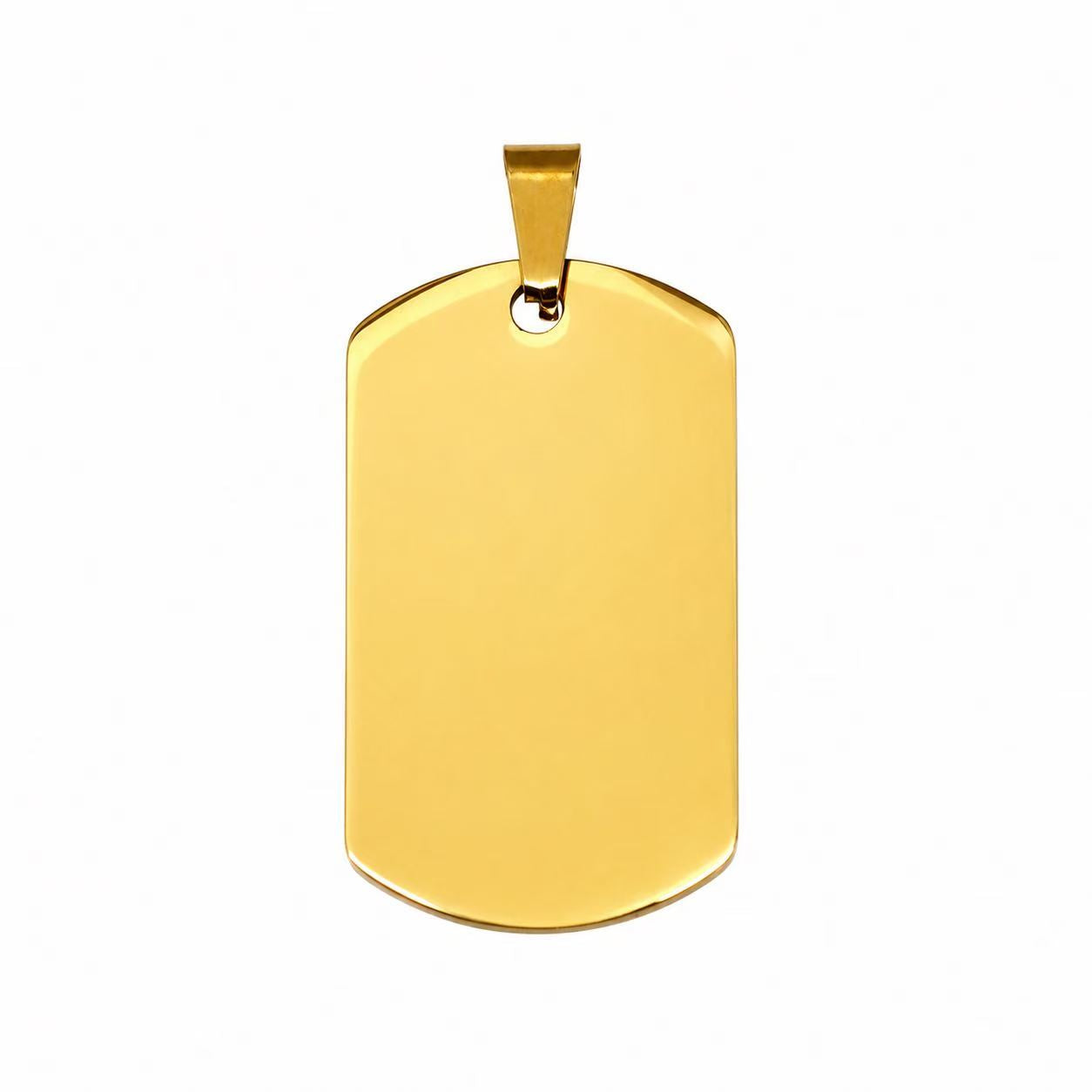 Ciondoli | Personalizzabili con incisione | in acciaio inox