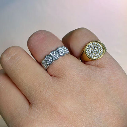 Anello “Cerchi di Luce” – Eleganza che brilla