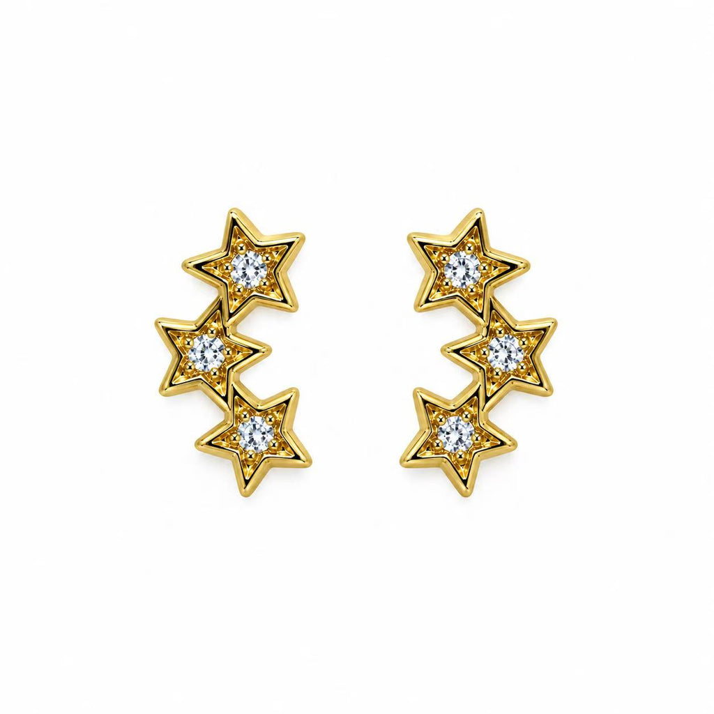 Orecchini Stelle | in acciaio inox