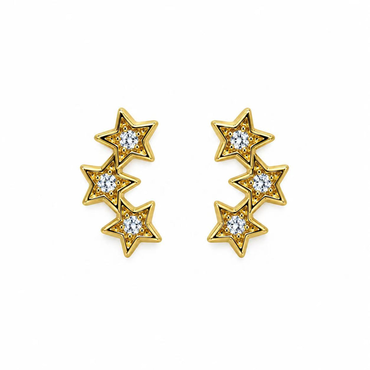 Orecchini Stelle | in acciaio inox