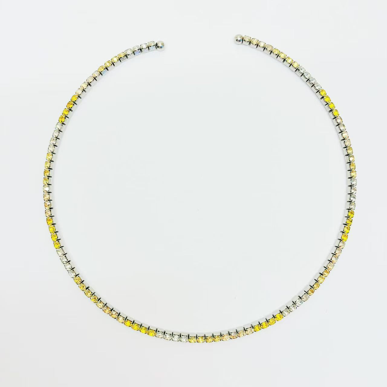 Collana tennis semirigida | in acciaio inox