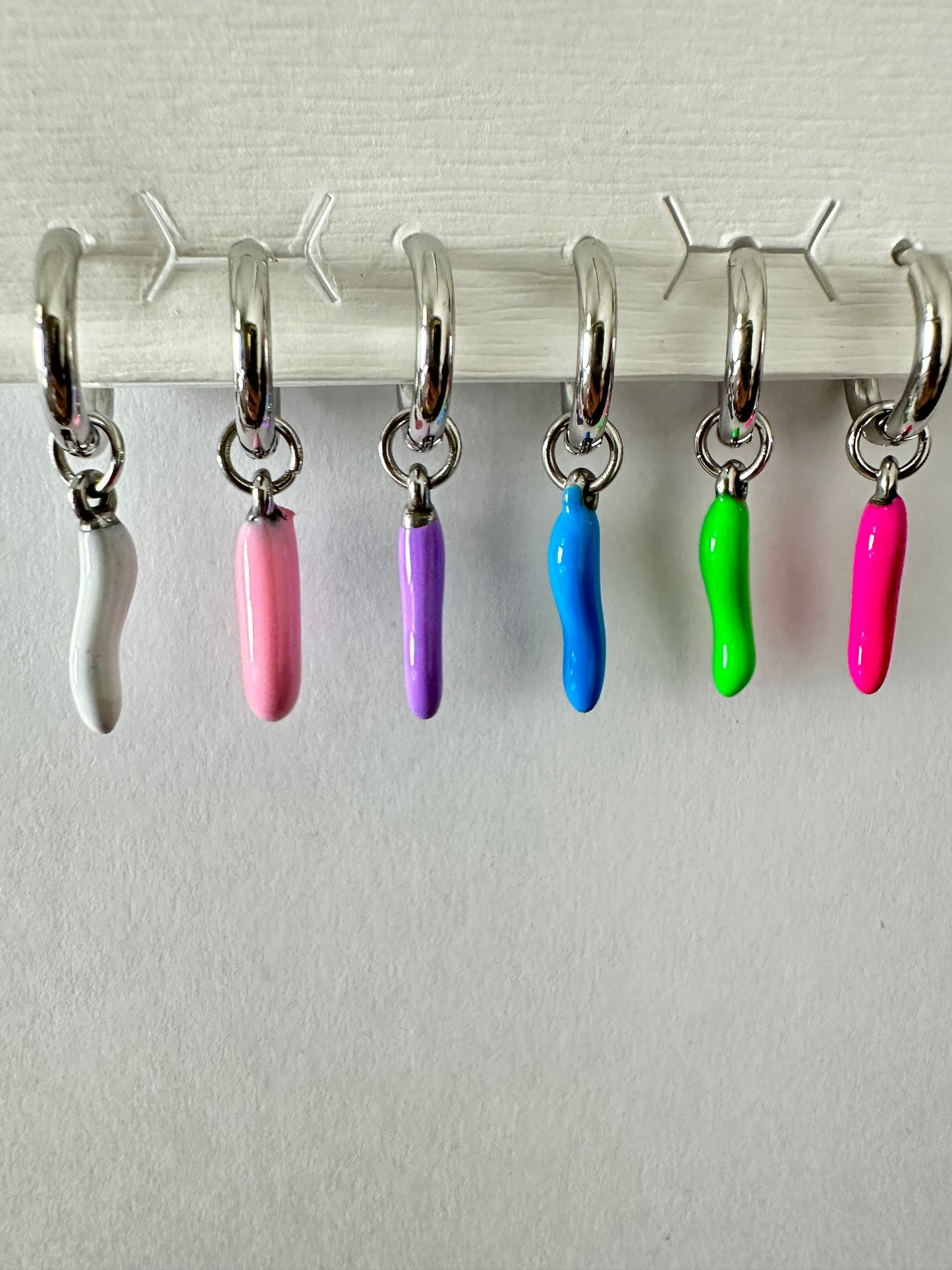 Set orecchini in acciaio inox (O2)