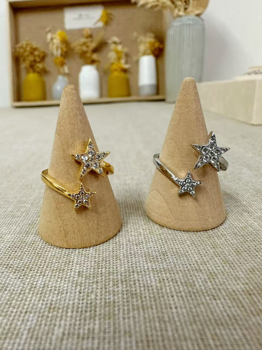 ANELLO 2 STELLE ILLUMINA