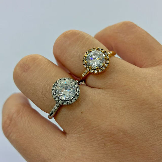 Anello Crystal Halo