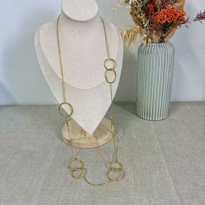 Collana “Cerchi” 90CM – L’equilibrio nel movimento