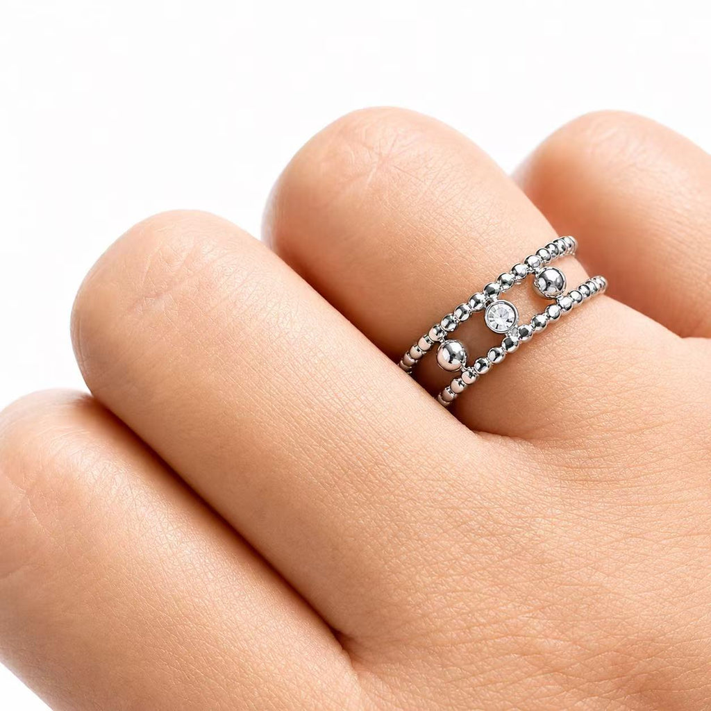 Anello “Intervallo” | in acciaio inox