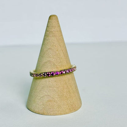 Anello “Linea Rosa” – Mini Gioiello di Luce e Femminilità