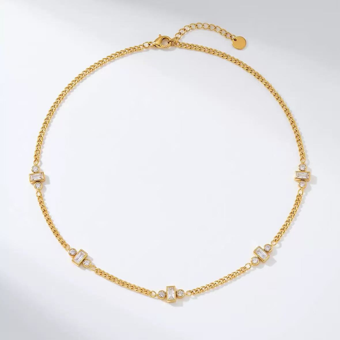 Collana Modulo | 46cm | in acciaio inox