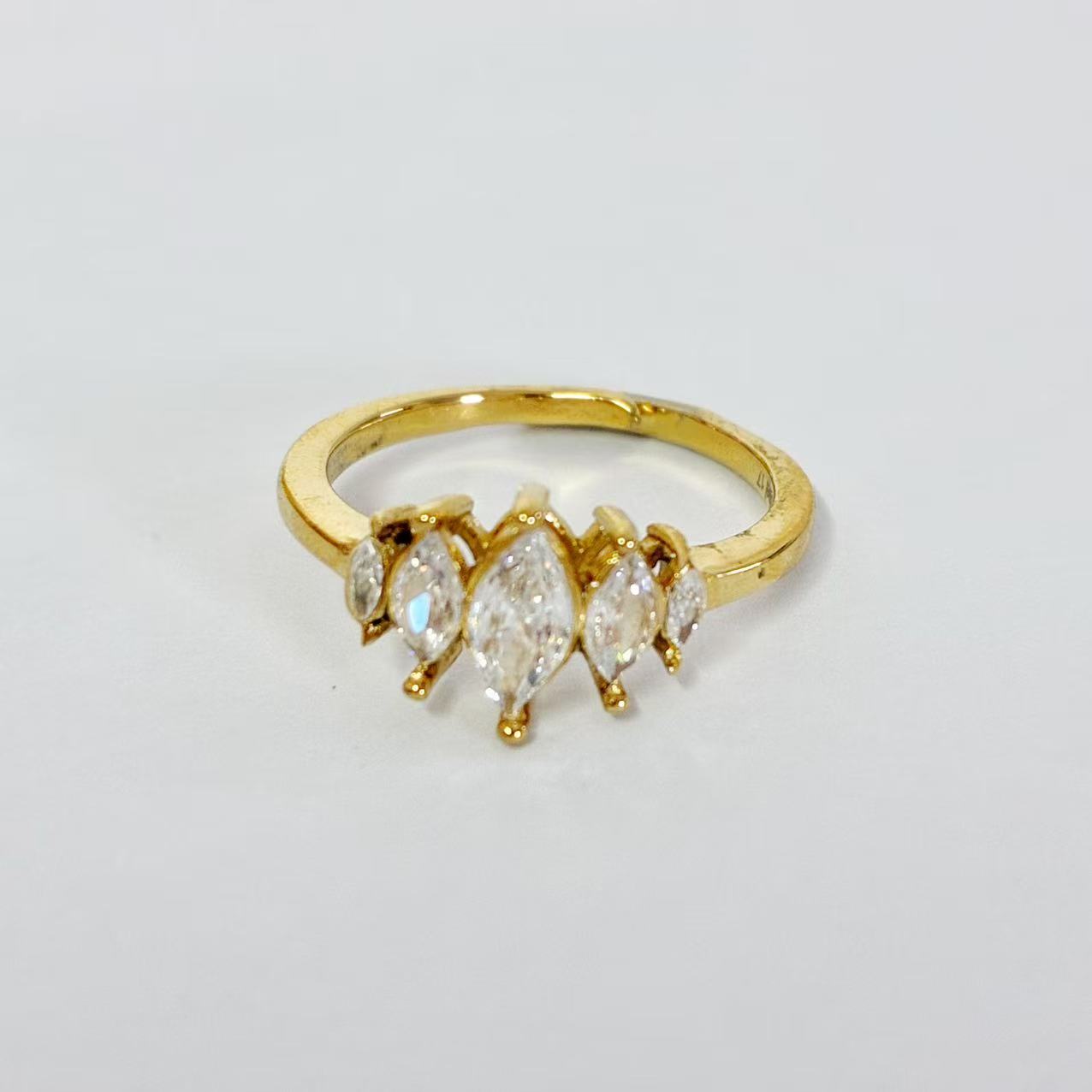 Anello “Corona di Luce” | in acciaio inox