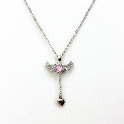 Collana con Cuore Alato – Romanticismo Luminoso