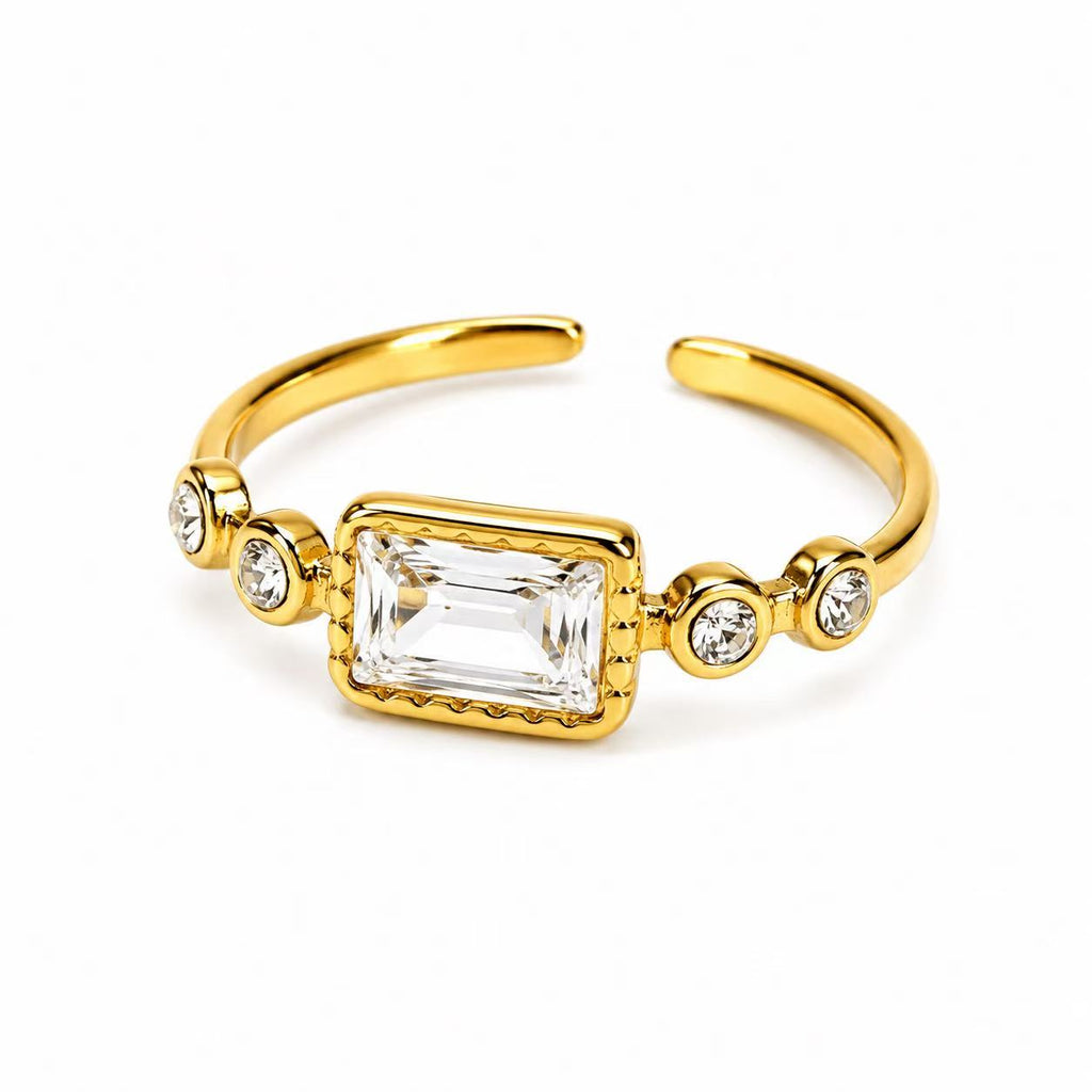 Anello “Luminaria” | da mignolo | in acciaio inox