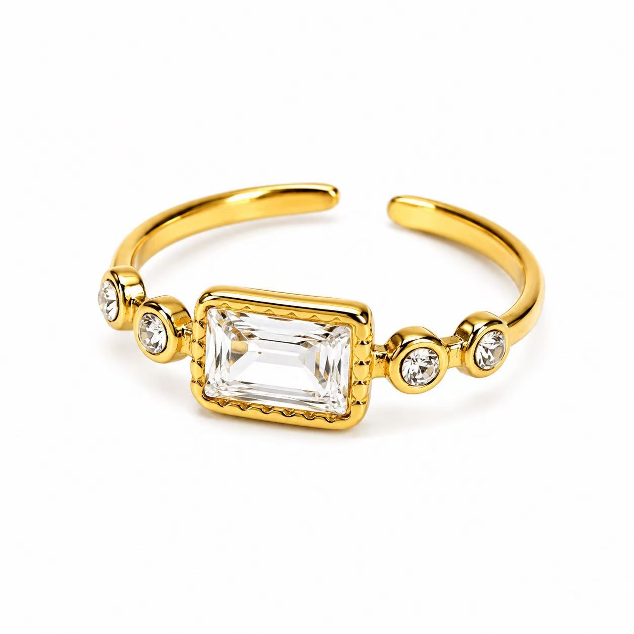 Anello “Luminaria” | da mignolo | in acciaio inox