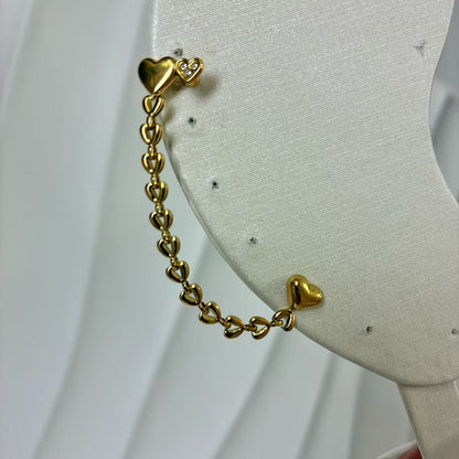 (E23) Ear Cuff in acciaio inox