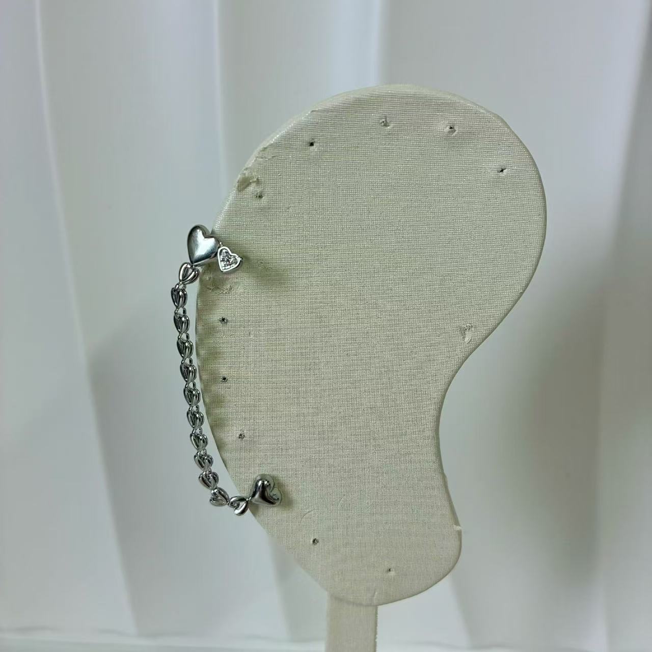 (E23) Ear Cuff in acciaio inox