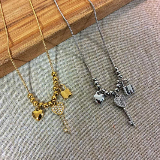 Collana “Cuore e Chiave”
