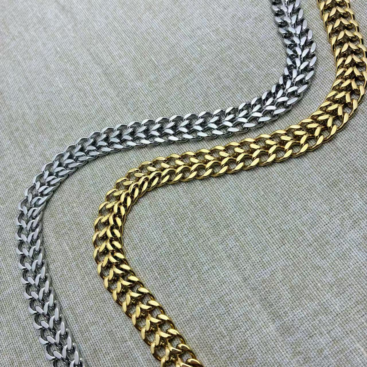 (C350)Collana donna doppio filo