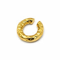 Ear Cuff Martellato | in acciaio inox