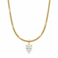 Collana Goccia Sospesa | 45cm | in acciaio inox