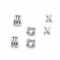 Set 6 orecchini “Legami” | in acciaio inox