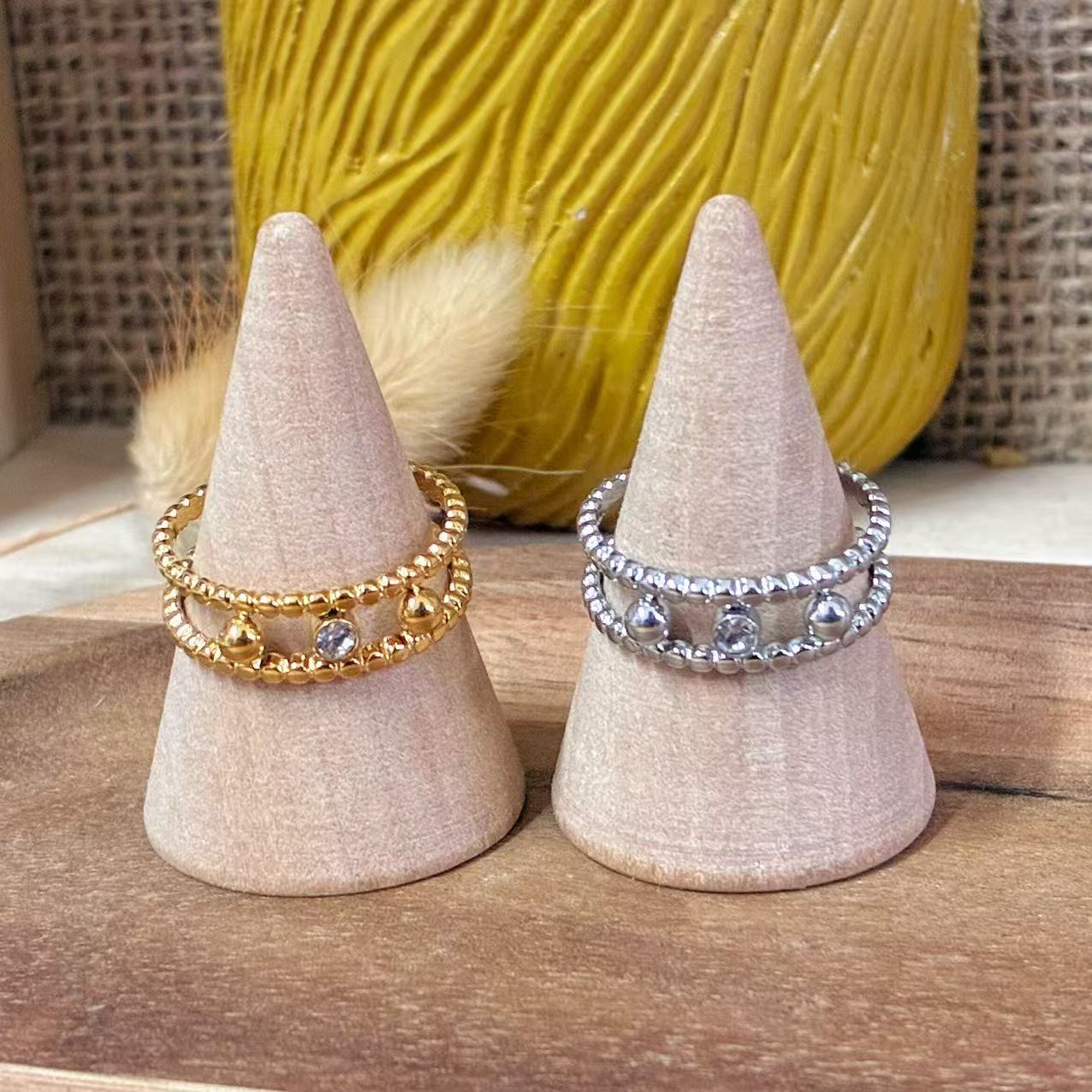 Anello Corona di Perle