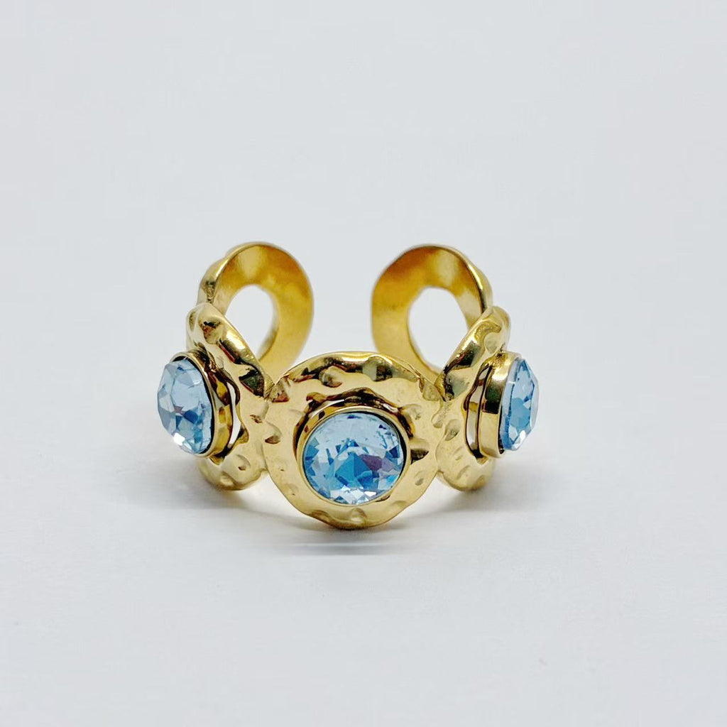 Anello “Battito Triplo” | in acciaio inox