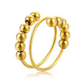 Anello antistress che si girano | in acciaio inox